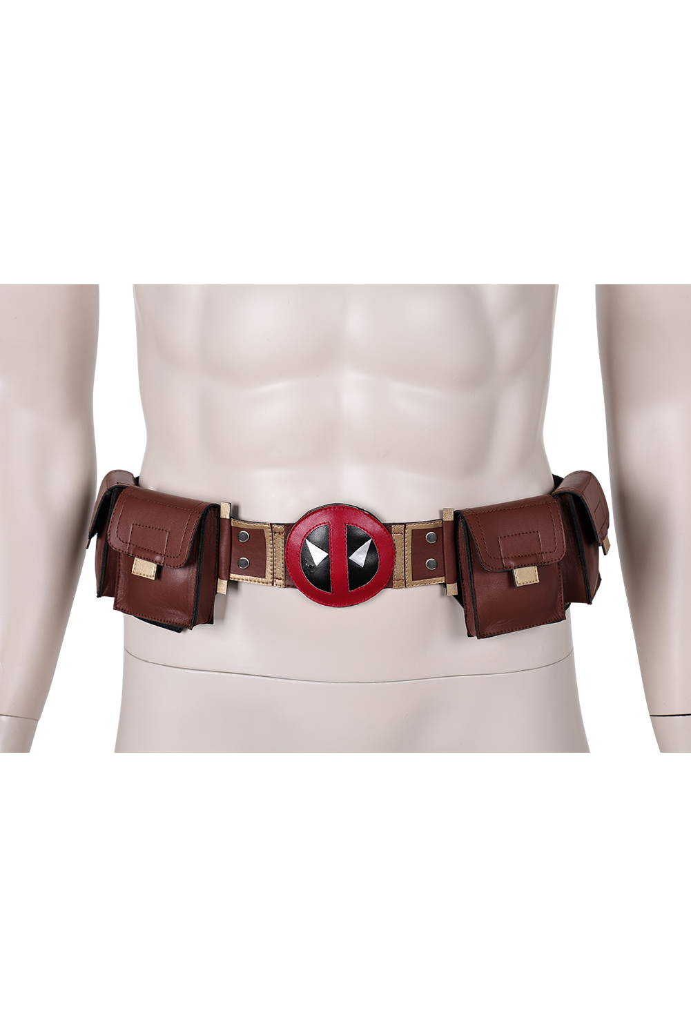 Movie Deadpool & Wolverine(2024) Deadpool Wade Wilson Cosplay Belt Pouch Set Halloween Costume Accessories