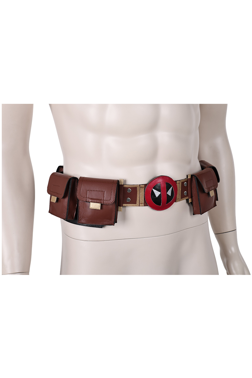 Movie Deadpool & Wolverine(2024) Deadpool Wade Wilson Cosplay Belt Pouch Set Halloween Costume Accessories