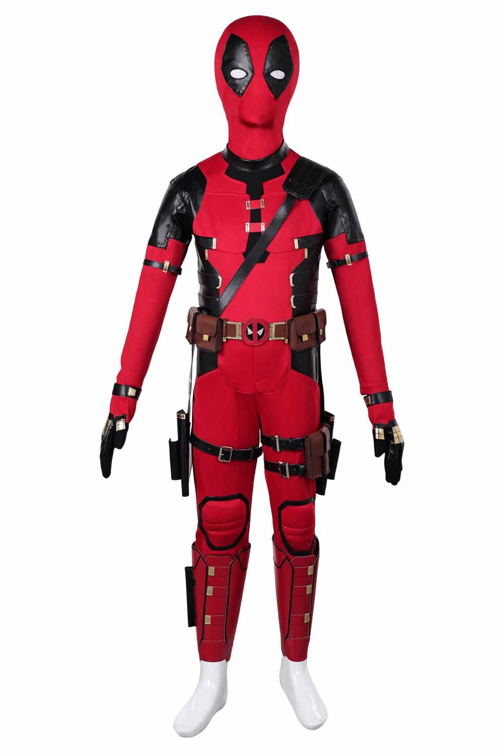 Movie Deadpool & Wolverine (2024) Wade Wilson Kids Children Outfits Halloween Carnival Suit Cosplay Costume