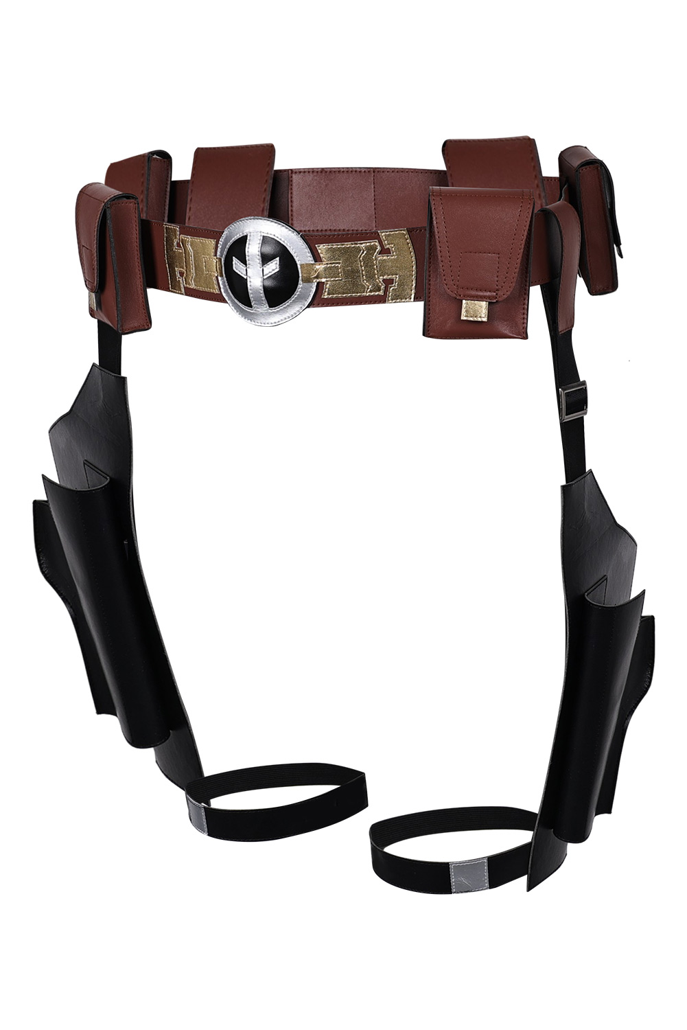 Movie Deadpool & Wolverine (2024) Wade Wilson Cosplay Belt Pouch Set Halloween Costume Accessories