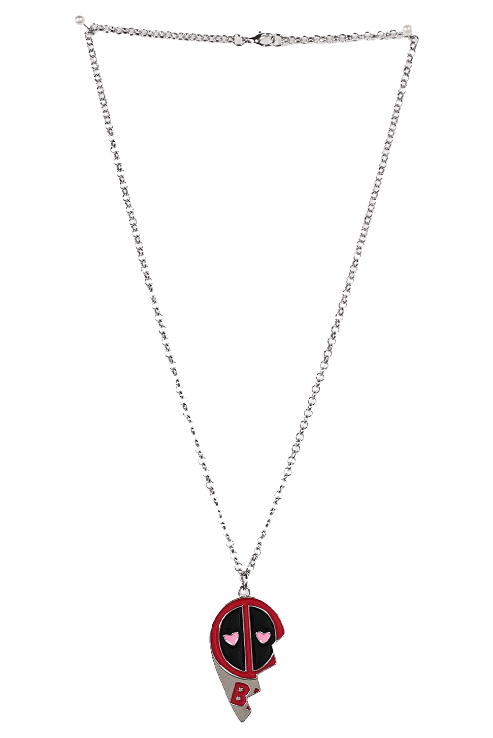 Movie Deadpool & Wolverine (2024) Wade Logan Necklace Earring Set Cosplay Halloween Carnival Accessories Props