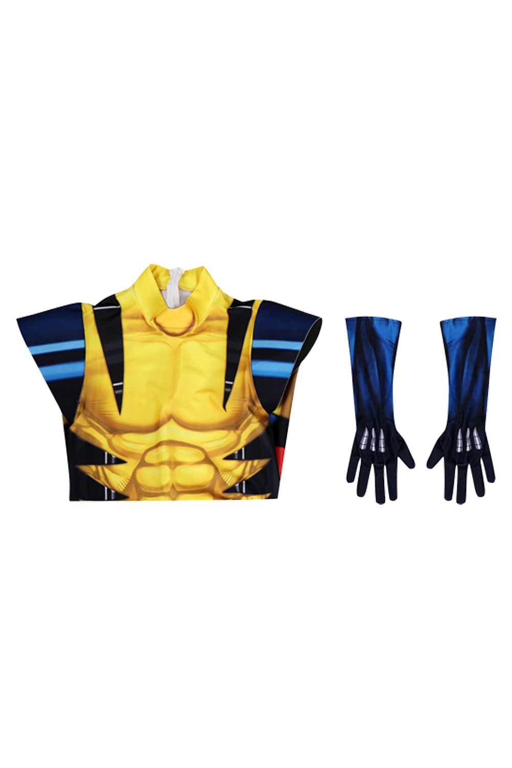 Movie Deadpool & Wolverine 2024 Deadpool 3 James Howlett / Logan Printed Jumpsuit Outfits Halloween Carnival Suit Cosplay Costume