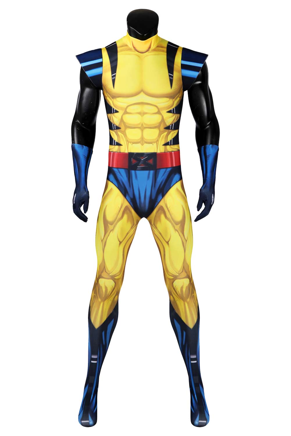 Movie Deadpool & Wolverine 2024 Deadpool 3 James Howlett / Logan Printed Jumpsuit Outfits Halloween Carnival Suit Cosplay Costume
