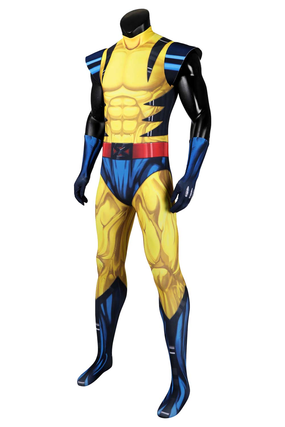 Movie Deadpool & Wolverine 2024 Deadpool 3 James Howlett / Logan Printed Jumpsuit Outfits Halloween Carnival Suit Cosplay Costume