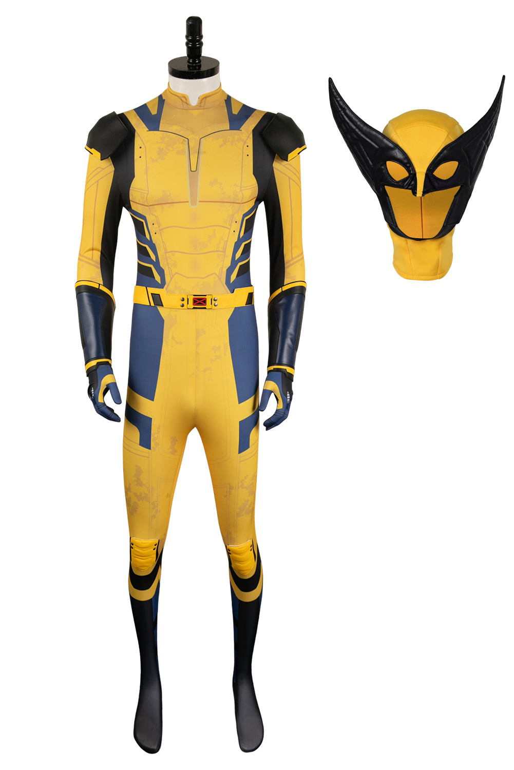 Movie Deadpool & Wolverine 2024 Logan Wolverine Jumpsuit Full Set Outfits Halloween Carnival Suit Cosplay Costume