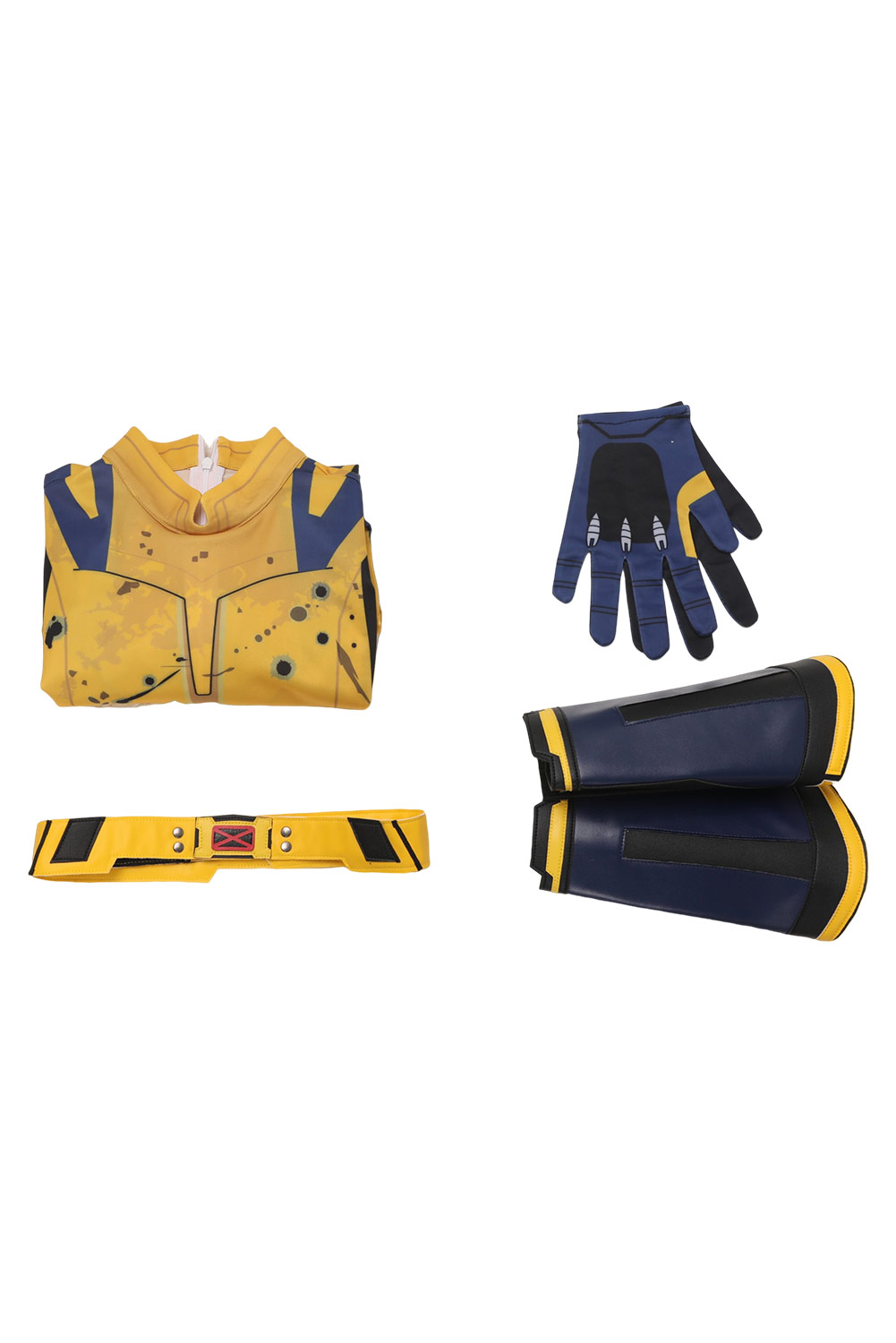 Movie Deadpool & Wolverine 2024 Logan Wolverine Sleeveless Jumpsuit Outfits Halloween Carnival Suit Cosplay Costume