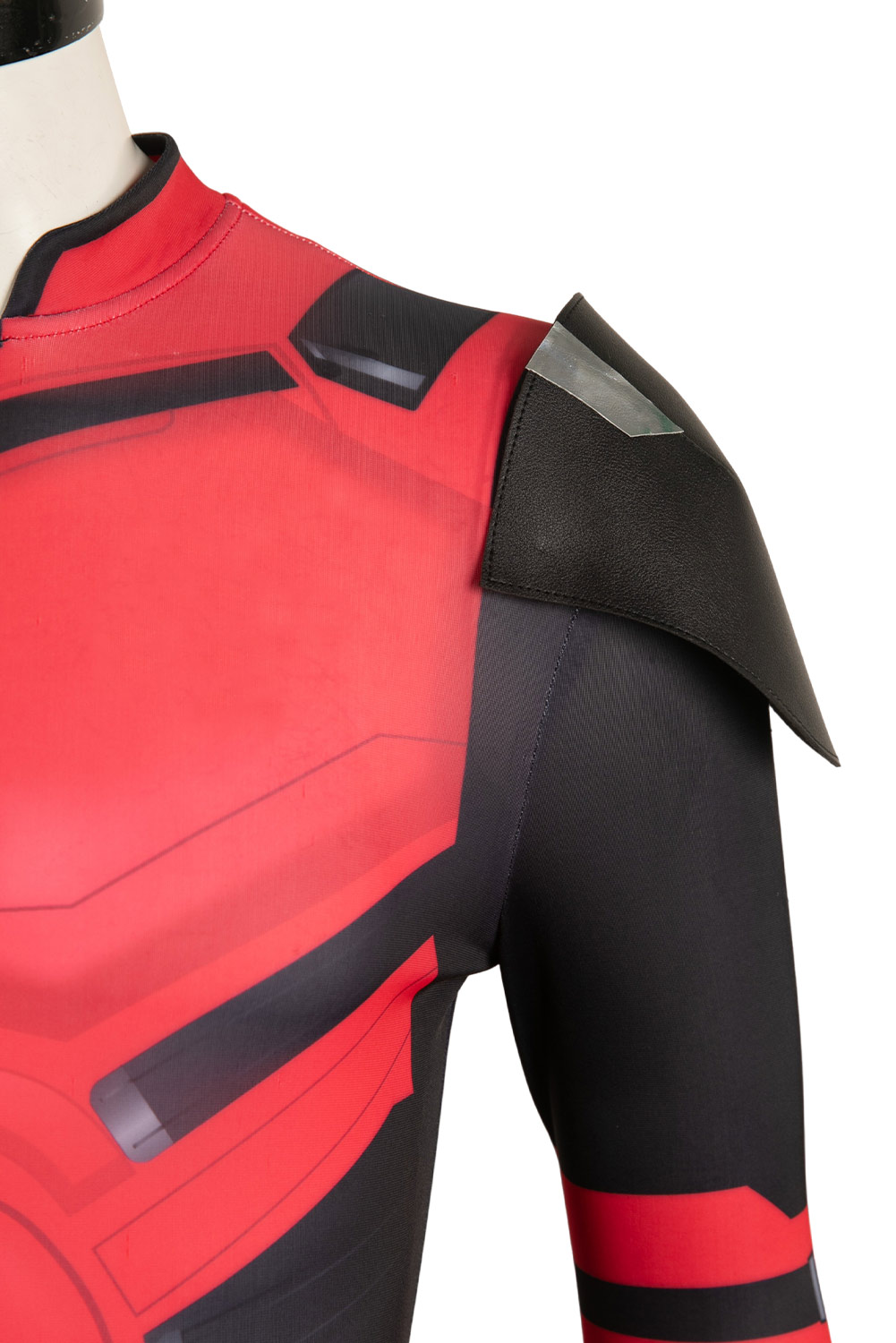 Movie Deadpool & Wolverine 2024 Wade Wilson Red Samurai Battle Suit Outfits Halloween Carnival Suit Cosplay Costume