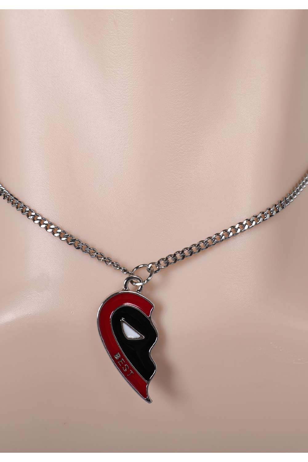 Movie Deadpool & Wolverine Deadpool 3 Cosplay Broken Heart Necklace Halloween Costume Props