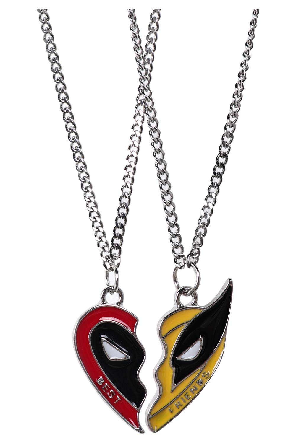 Movie Deadpool & Wolverine Deadpool 3 Cosplay Broken Heart Necklace Halloween Costume Props