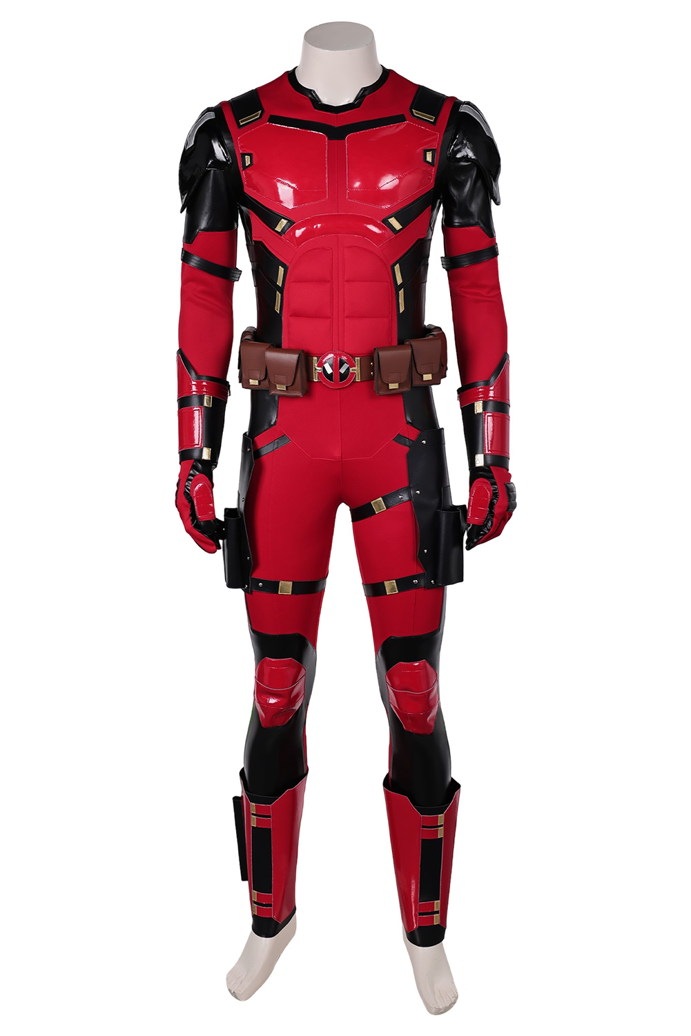 Movie Deadpool & Wolverine Deadpool 3 Deluxe Set Outfits Halloween Carnival Suit Cosplay Costume