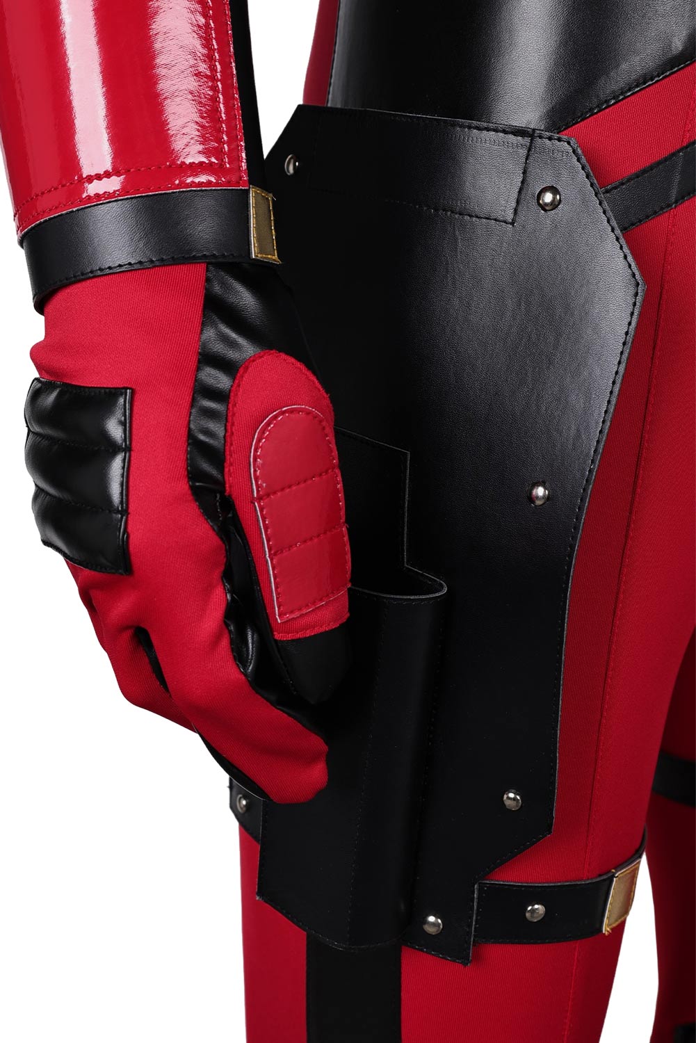 Movie Deadpool & Wolverine Deadpool 3 Deluxe Set Outfits Halloween Carnival Suit Cosplay Costume