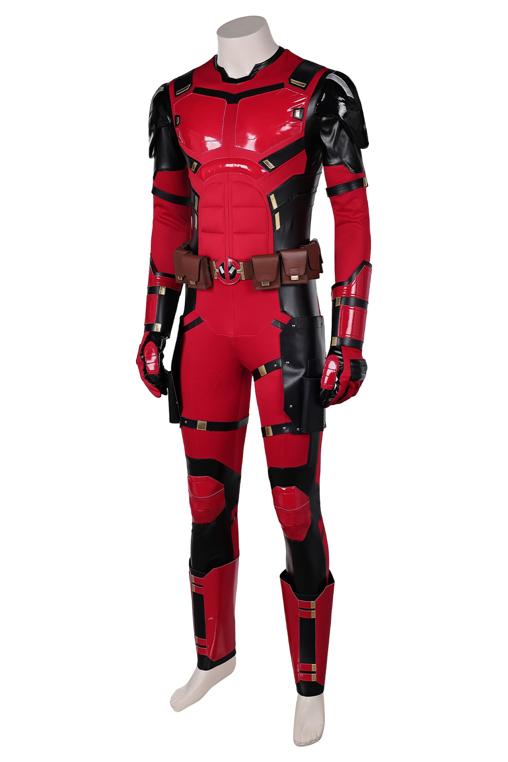 Movie Deadpool & Wolverine Deadpool 3 Deluxe Set Outfits Halloween Carnival Suit Cosplay Costume