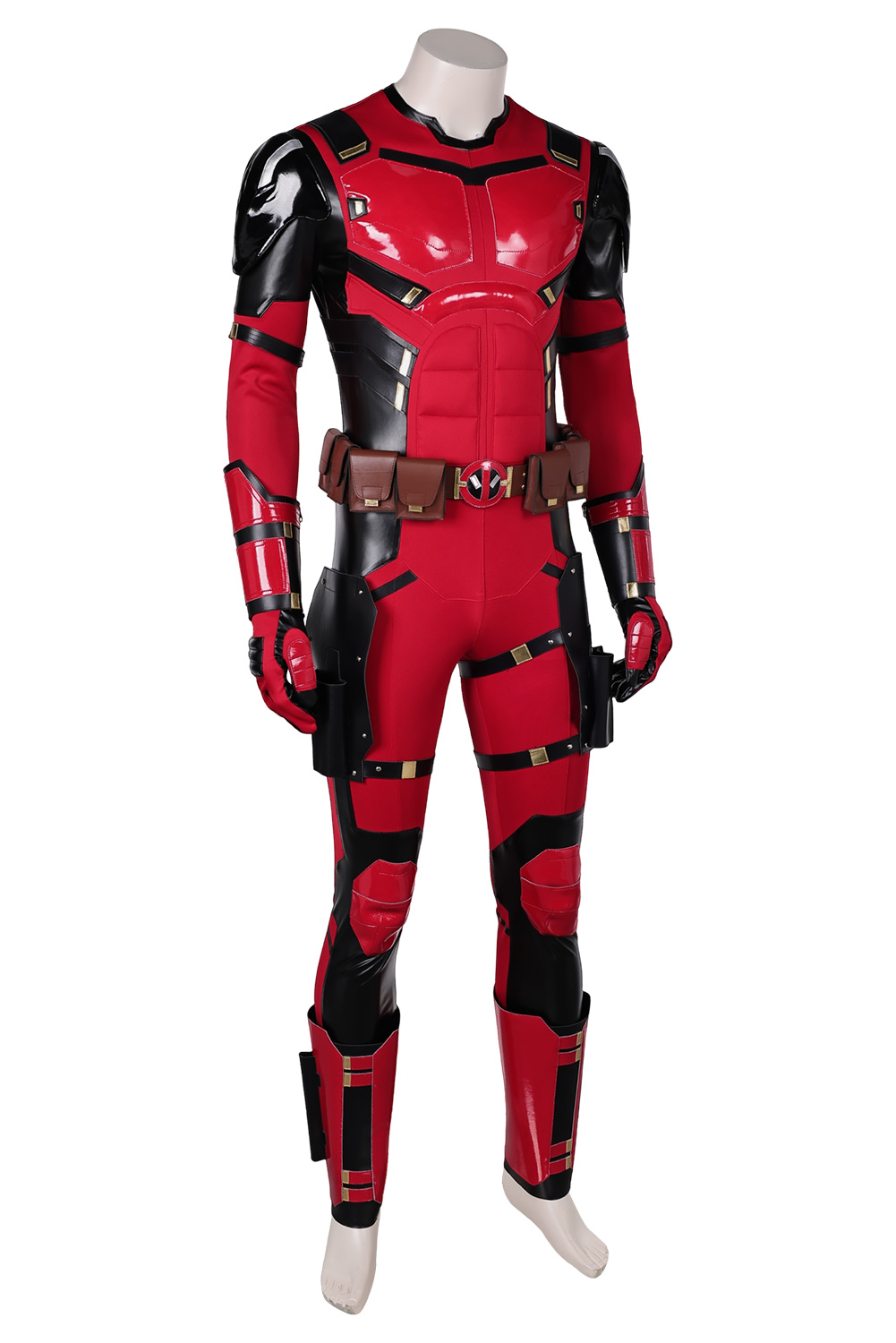 Movie Deadpool & Wolverine Deadpool 3 Deluxe Set Outfits Halloween Carnival Suit Cosplay Costume