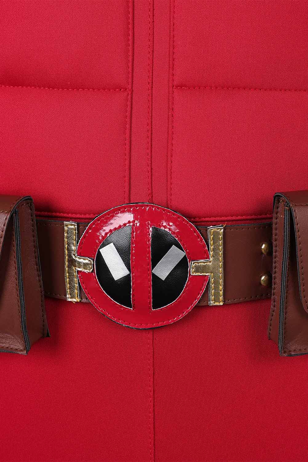 Movie Deadpool & Wolverine Deadpool 3 Deluxe Set Outfits Halloween Carnival Suit Cosplay Costume