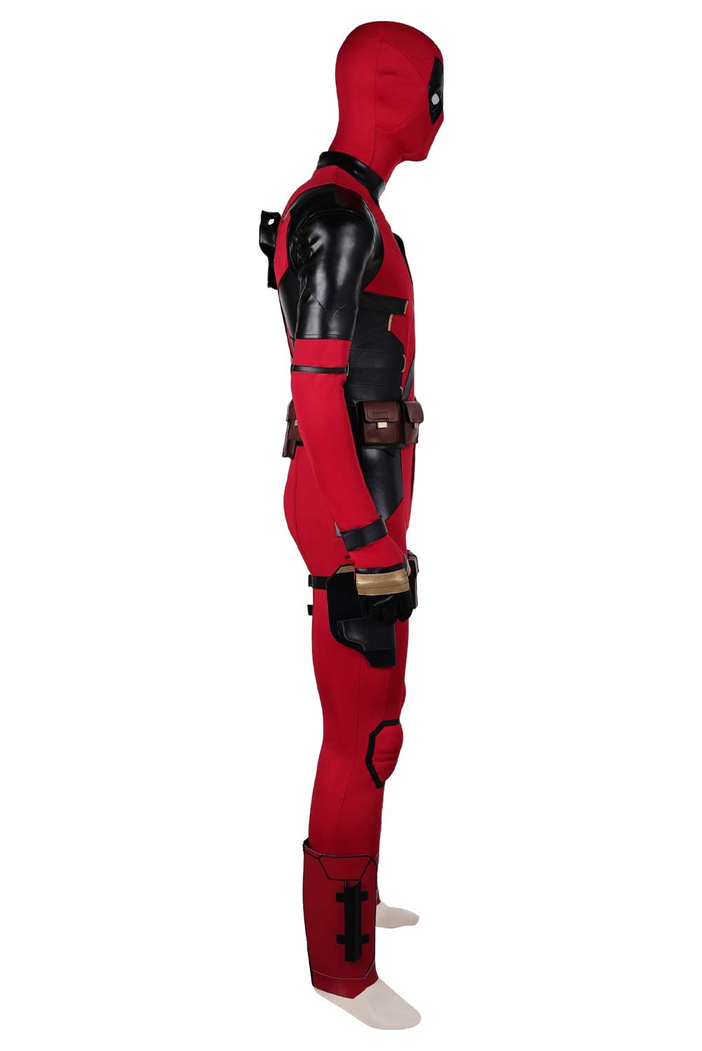 Movie Deadpool & Wolverine Wade Wilson Jumpsuit Full Set Outfits Halloween Carnival Suit Cosplay Costume