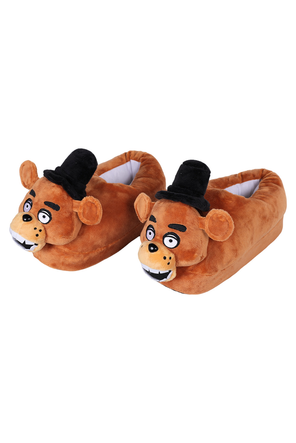 Movie Five Nights At Freddy's Freddy Bear Plush Slippers Cosplay Shoes Halloween Costume Accessories