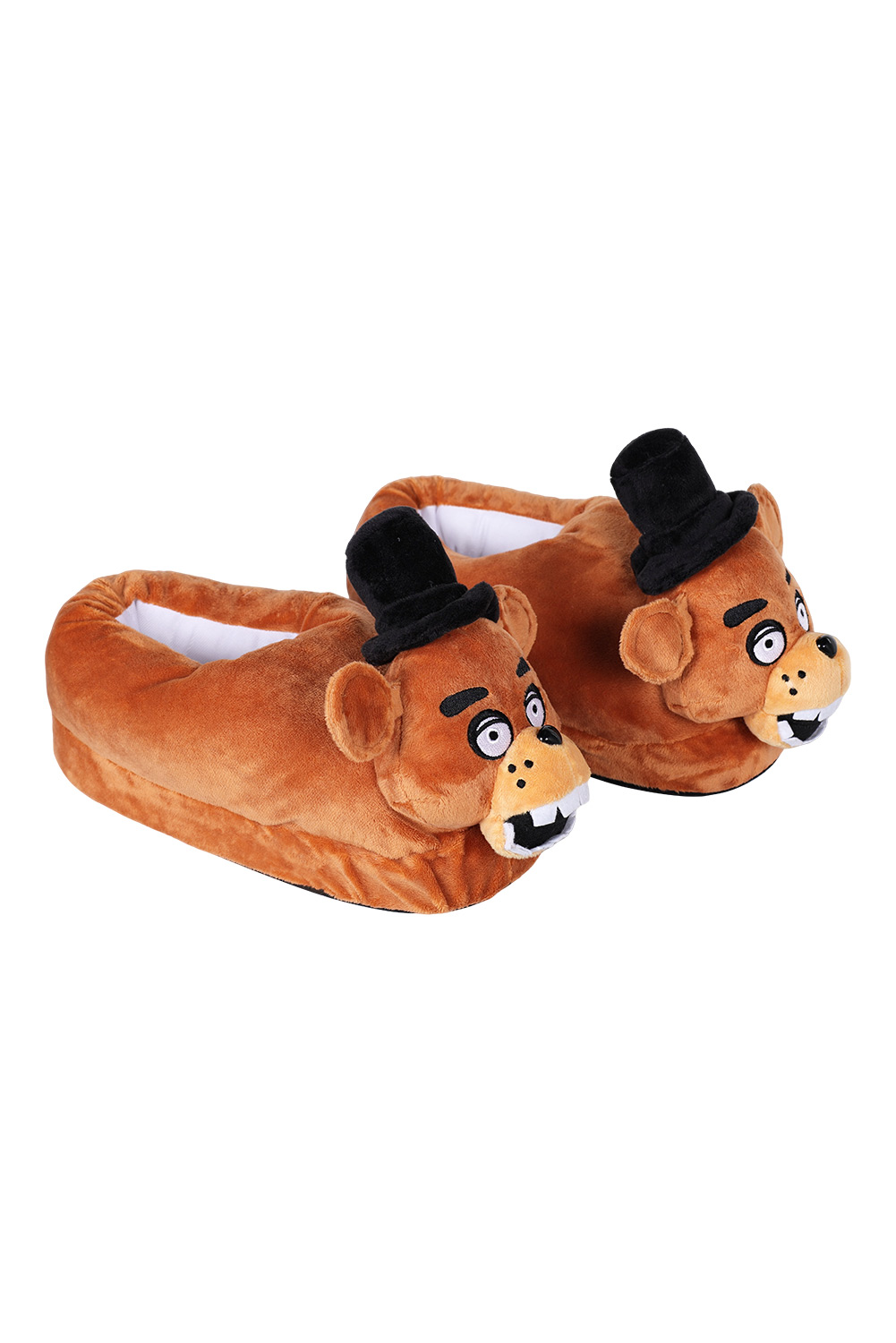 Movie Five Nights At Freddy's Freddy Bear Plush Slippers Cosplay Shoes Halloween Costume Accessories