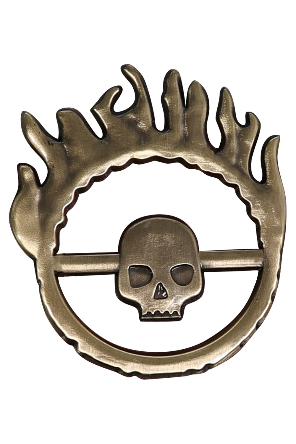 Movie Furiosa: A Mad Max Saga Furiosa Cosplay Metal Skull Waist Plate Halloween Costume Accessories