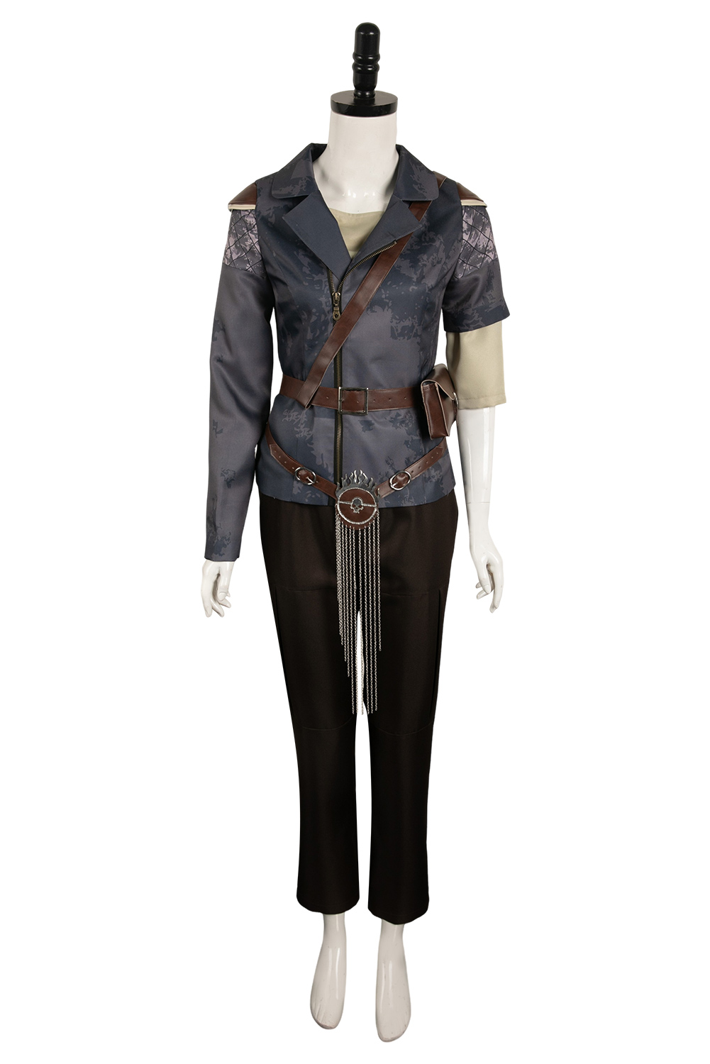 Movie Furiosa: A Mad Max Saga Furiosa Dark Coffee Set Outfits Halloween Carnival Suit Cosplay Costume