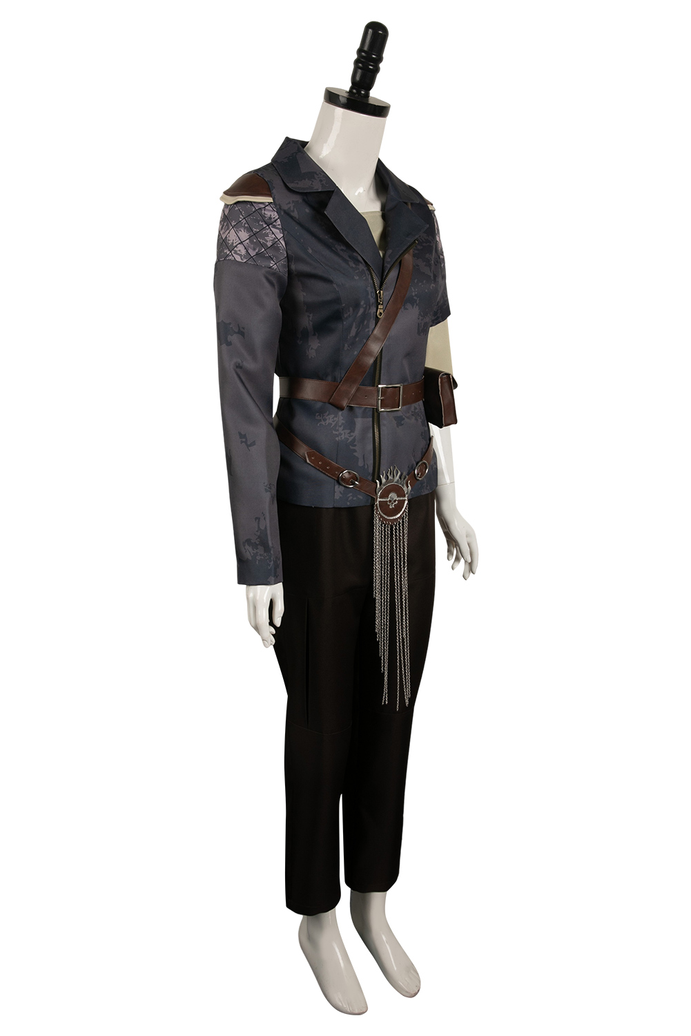 Movie Furiosa: A Mad Max Saga Furiosa Dark Coffee Set Outfits Halloween Carnival Suit Cosplay Costume