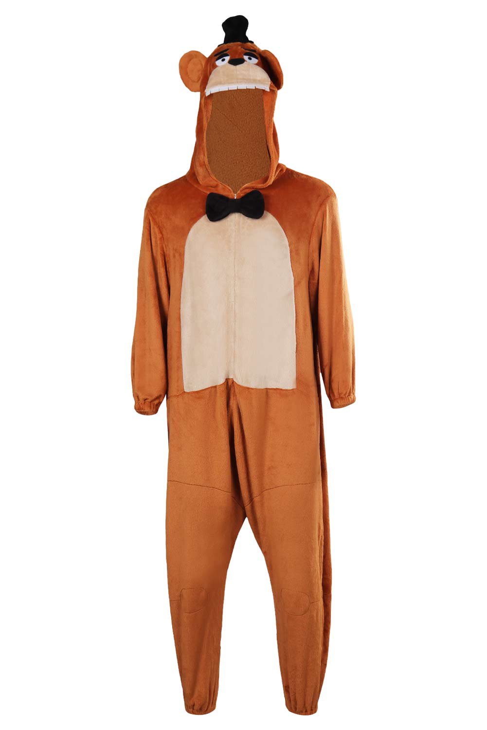 Movie Five Nights at Freddy's Freddy Plush One-piece Pajamas Halloween Carnival Suit Cosplay Costume