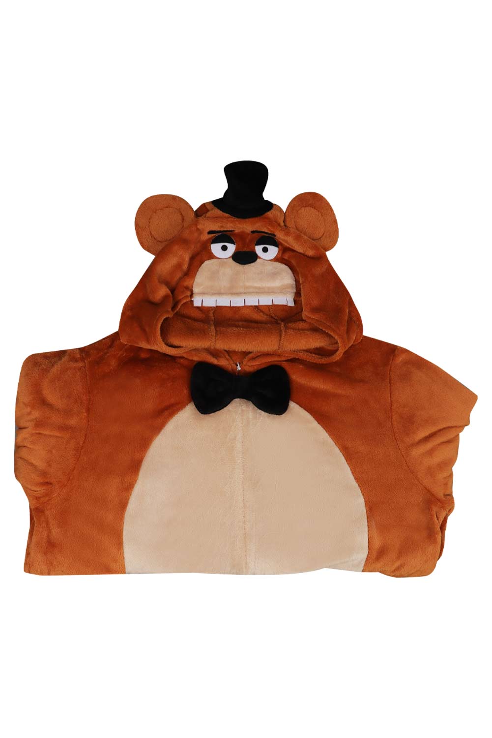 Movie Five Nights at Freddy's Freddy Plush One-piece Pajamas Halloween Carnival Suit Cosplay Costume