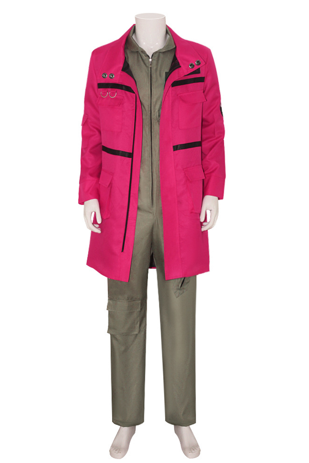 Movie Ghostbusters 2024 Grooberson Pink Uniform Outfits Halloween Carnival Suit Cosplay Costume