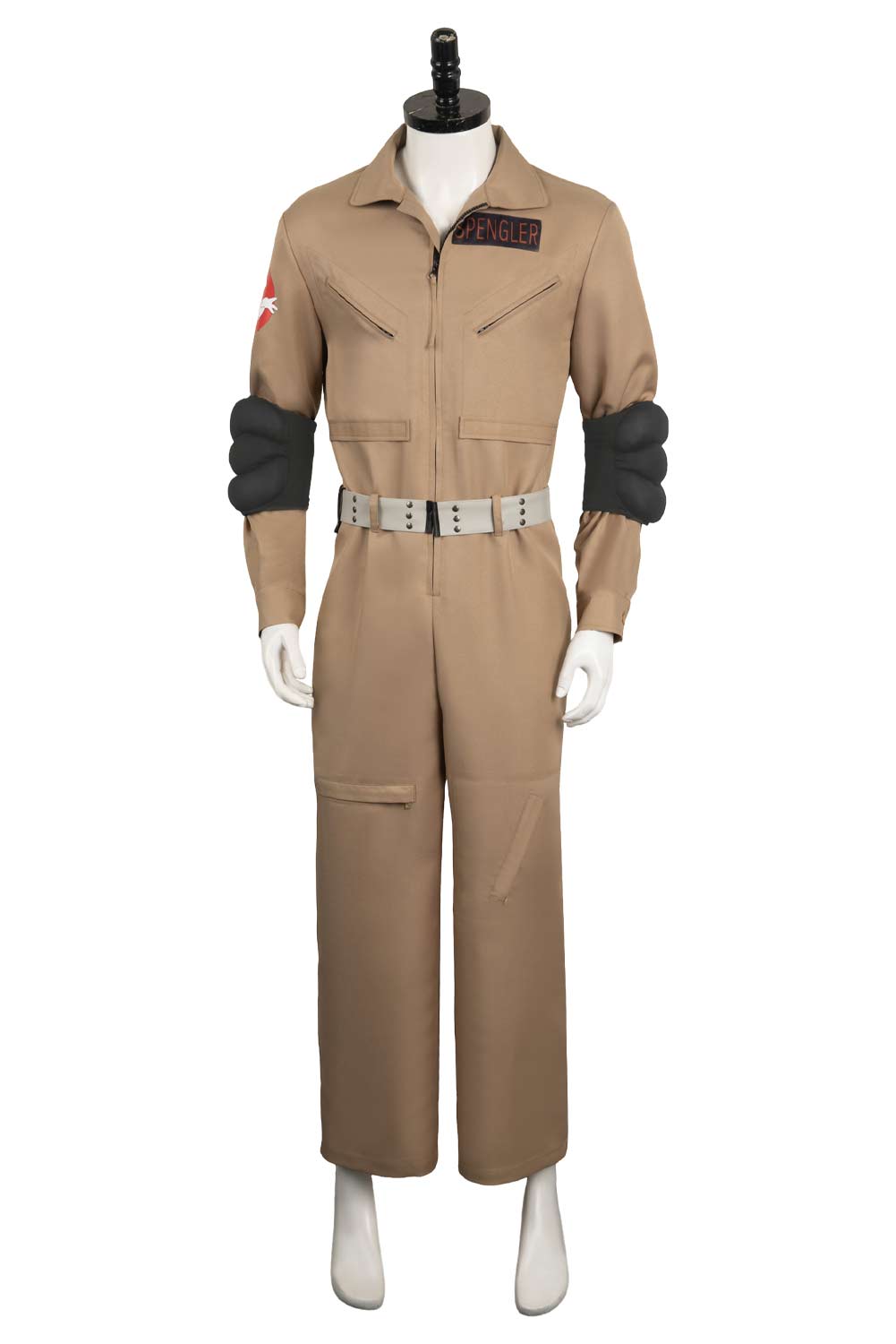 Movie Ghostbusters: Frozen Empire Trevor Khaki One-piece Suit Outfits Halloween Carnival Suit Cosplay Costume