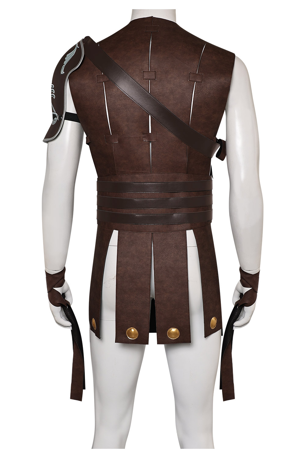 Movie Gladiator Commodus Medieval Leather Outfits Halloween Carnival Suit Cosplay Costume