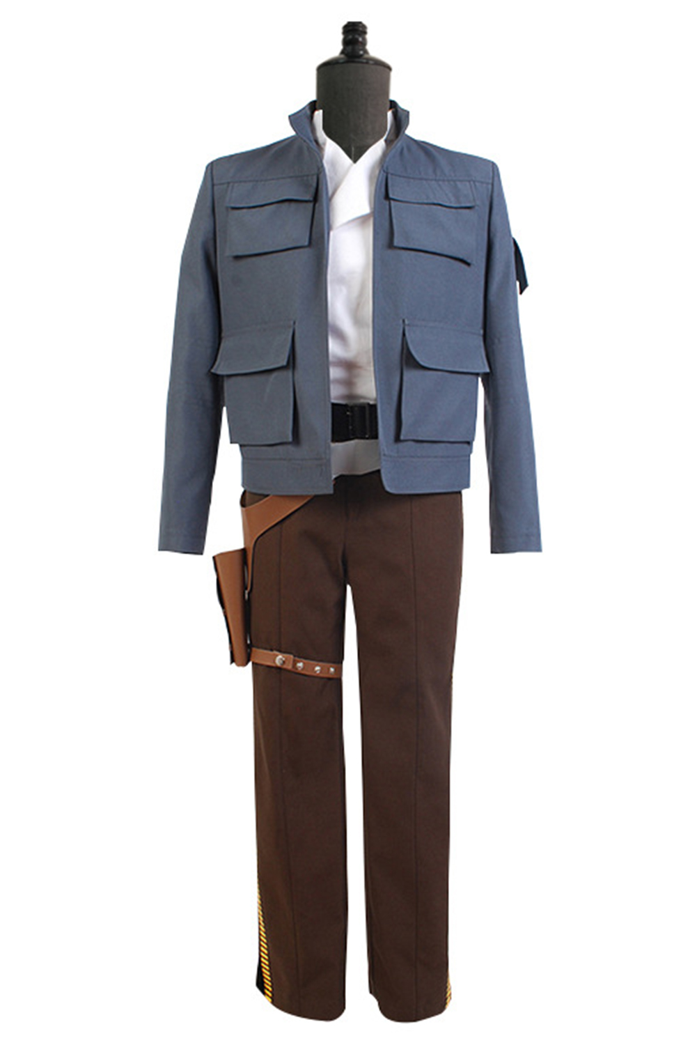 Movie Han Solo Top Pants Set Outfits Halloween Carnival Suit Cosplay Costume