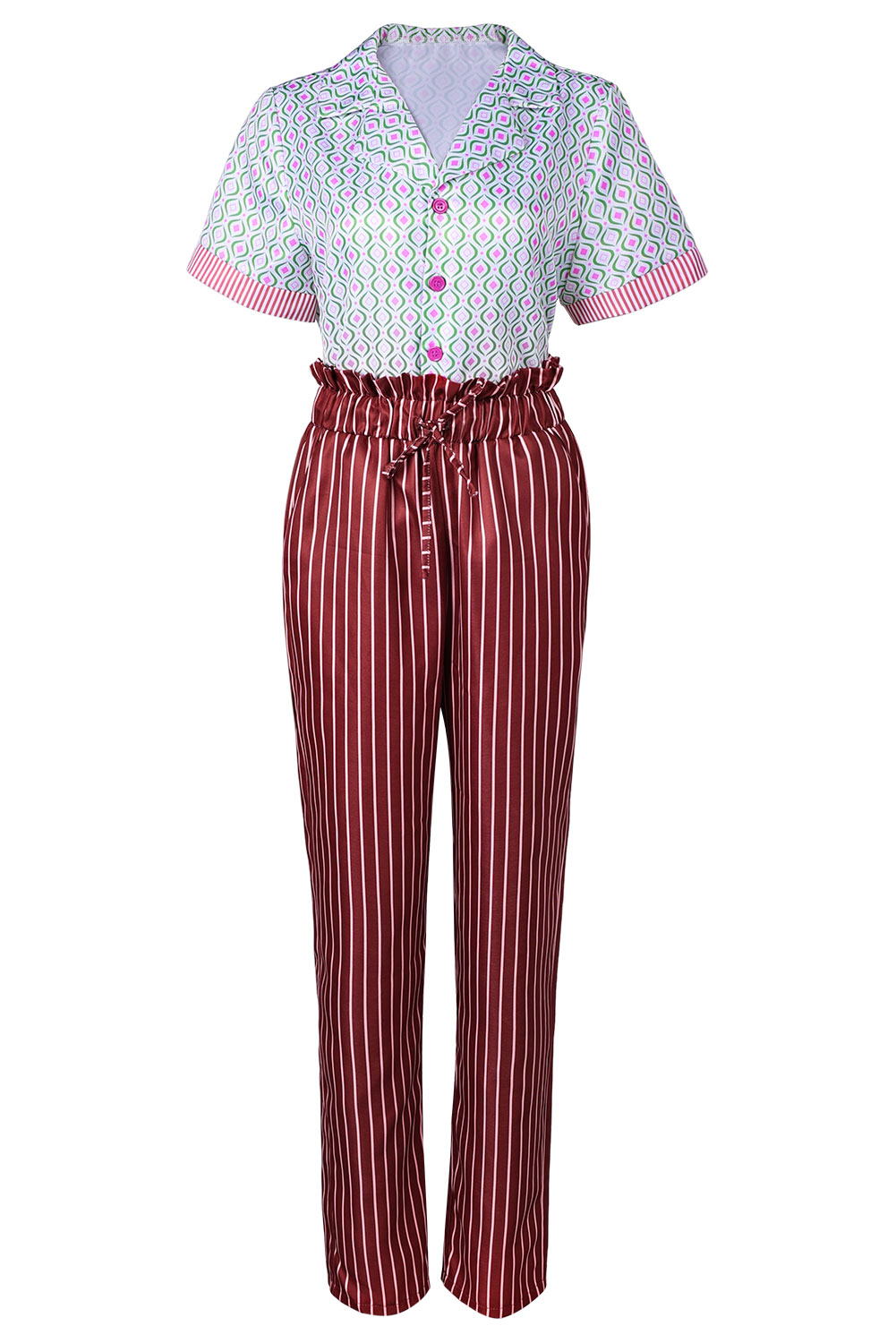 Movie IF 2024 Bea Kids Girls Printed Top Pants Set Outfits Halloween Carnival Suit Cosplay Costume