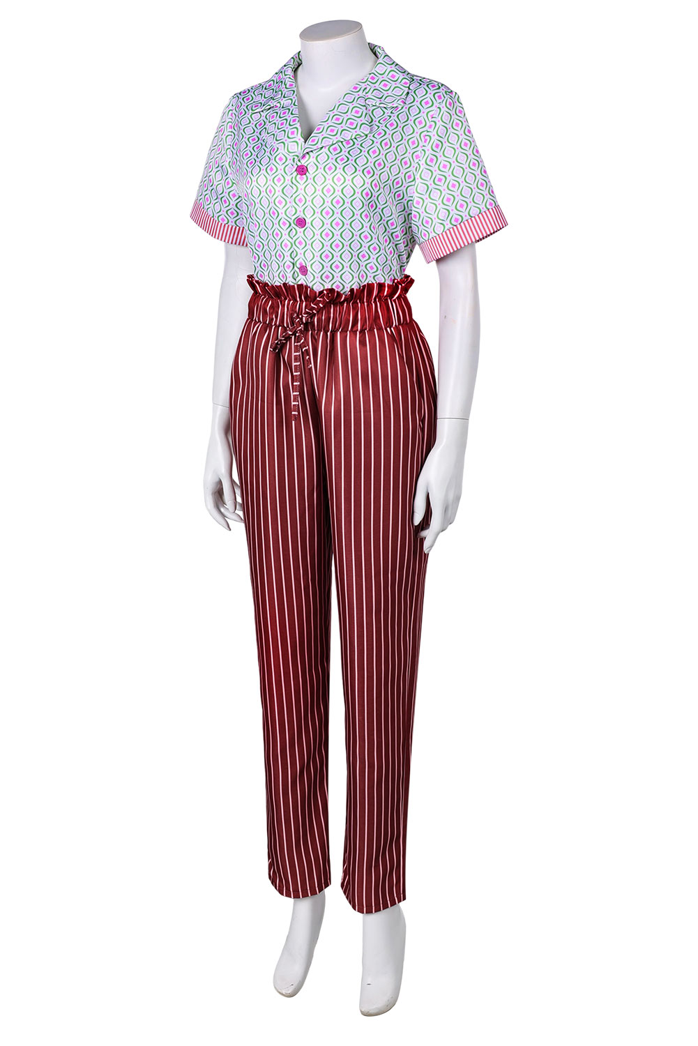 Movie IF 2024 Bea Kids Girls Printed Top Pants Set Outfits Halloween Carnival Suit Cosplay Costume