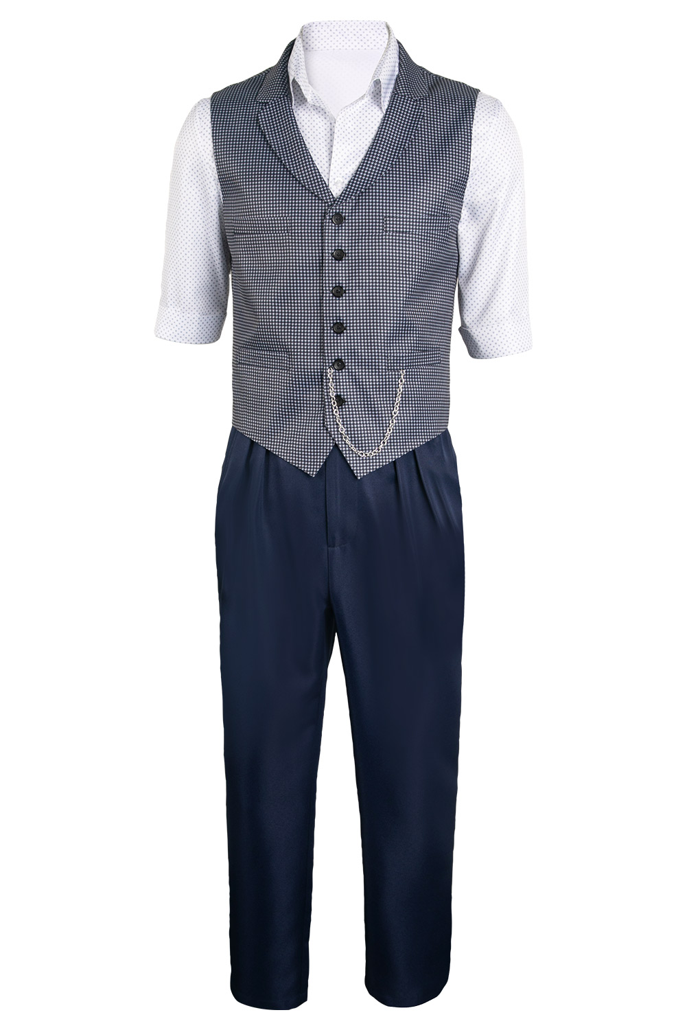 Movie IF 2024 Cal The Man Upstairs Grey Vest Pants Set Outfits Halloween Carnival Suit Cosplay Costume