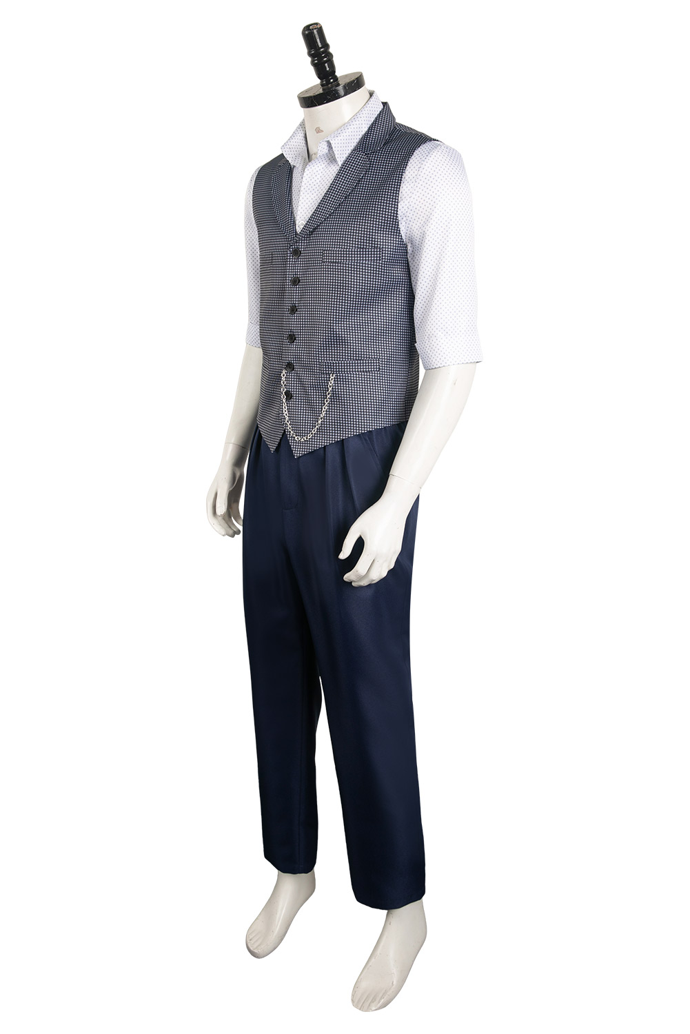 Movie IF 2024 Cal The Man Upstairs Grey Vest Pants Set Outfits Halloween Carnival Suit Cosplay Costume
