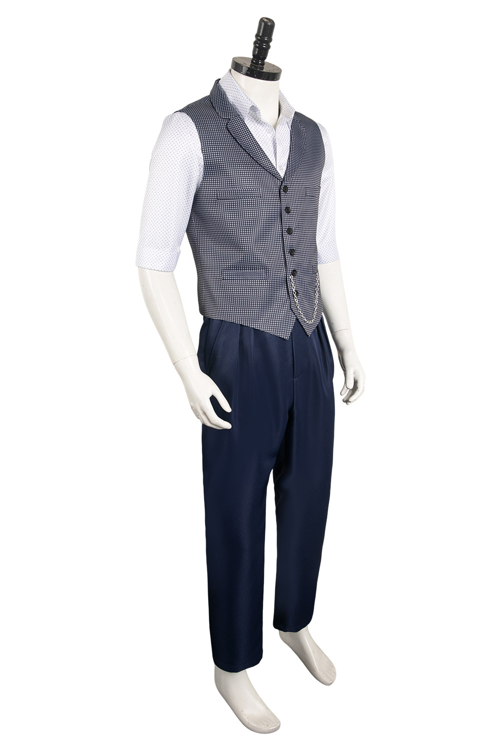 Movie IF 2024 Cal The Man Upstairs Grey Vest Pants Set Outfits Halloween Carnival Suit Cosplay Costume