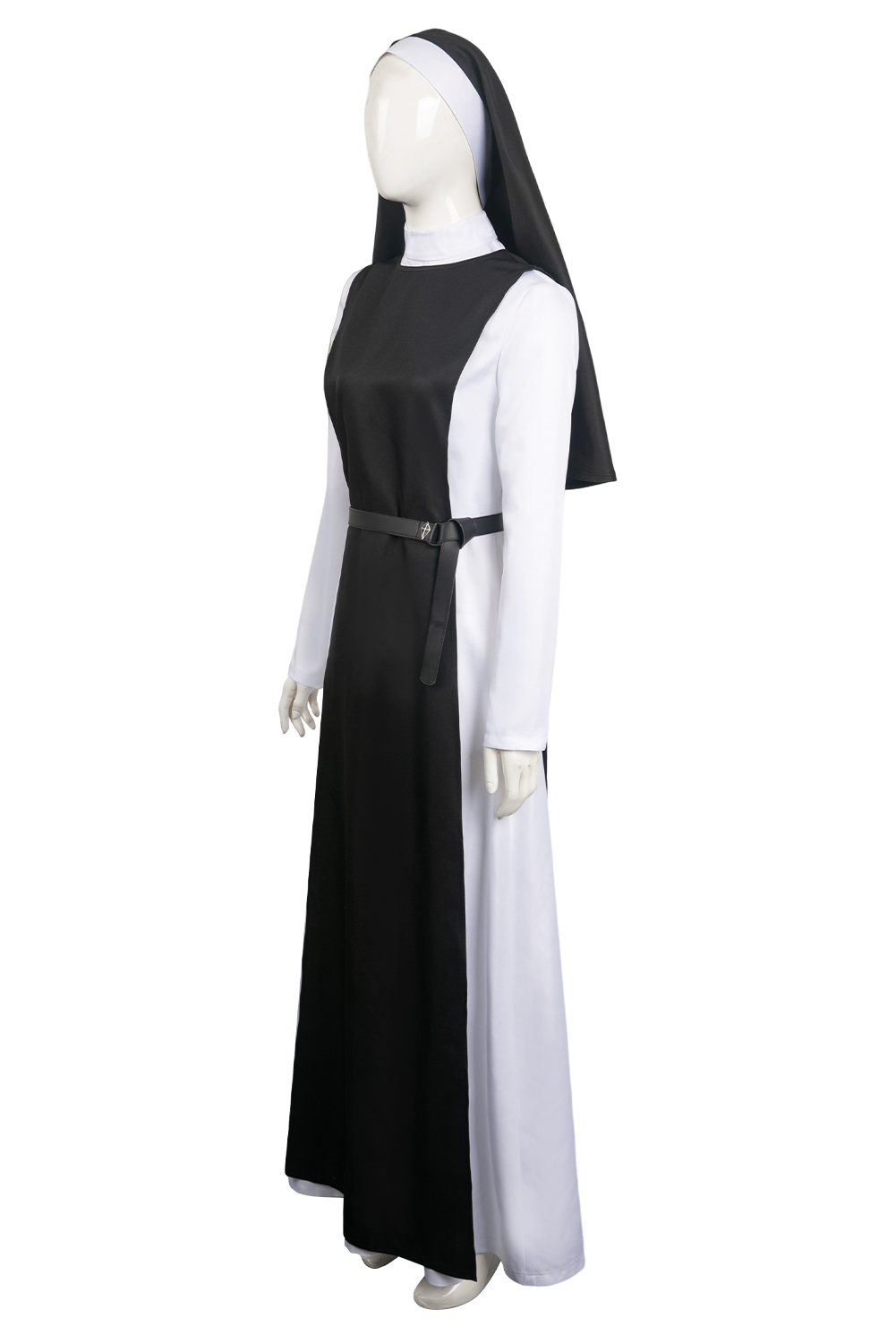 Movie Immaculate 2024 Cecilia Nun Uniform Dress Outfits Halloween Carnival Suit Cosplay Costume 