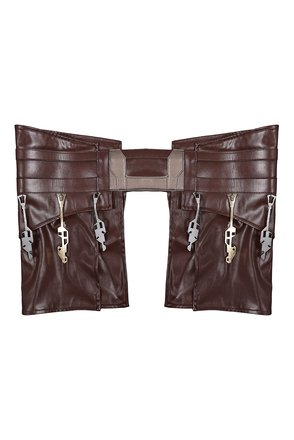 Movie Jedi Temple Guard Cosplay Leather Belt Waistband Halloween Carnival Costume Accessories