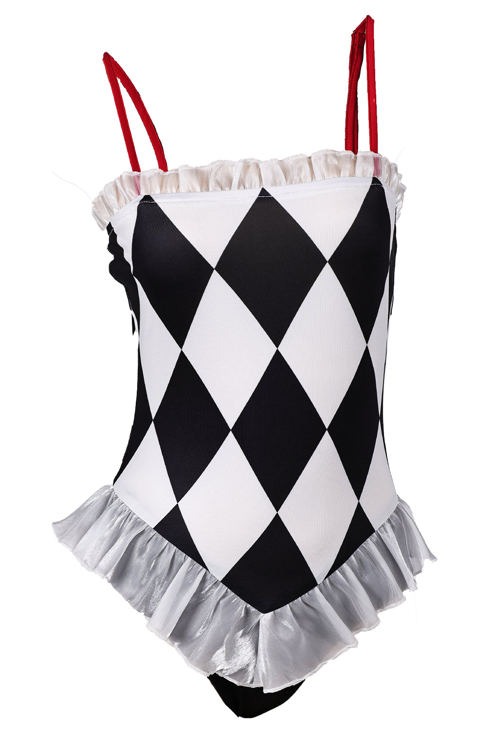 Movie Joker: Folie à Deux Harley Quinn Plaid Swimsuit Outfits Halloween Carnival Suit Cosplay Costume