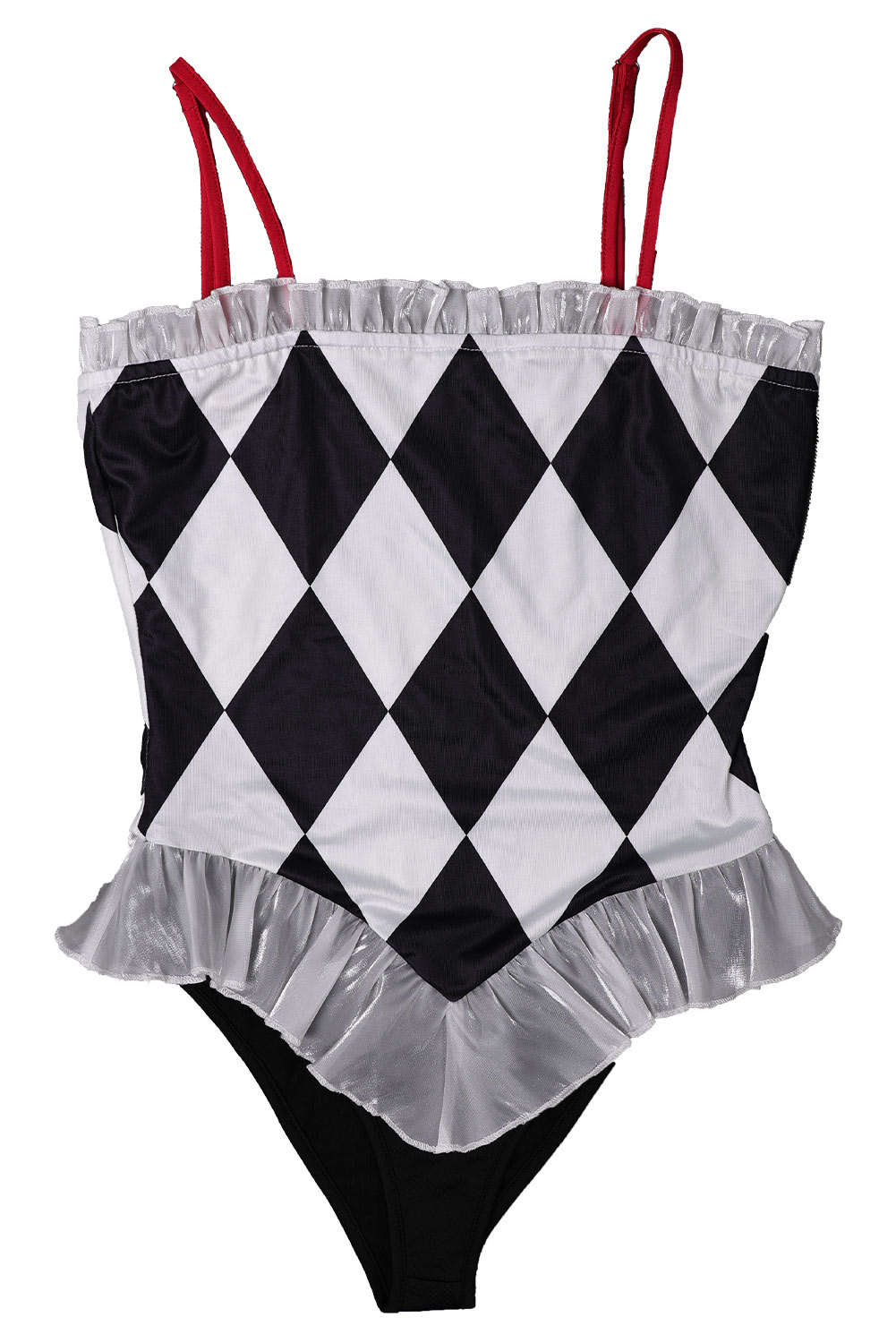 Movie Joker: Folie à Deux Harley Quinn Plaid Swimsuit Outfits Halloween Carnival Suit Cosplay Costume