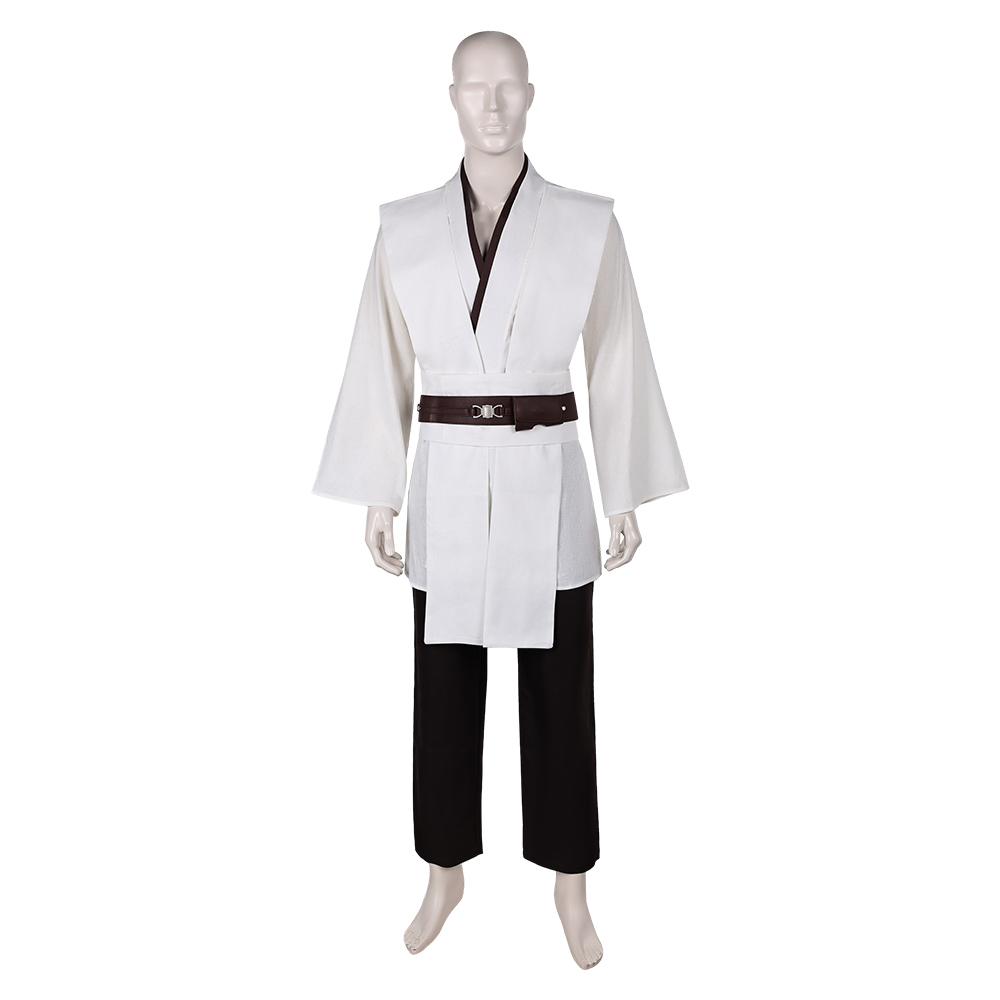 Movie Kenobi Jedi TUNIC Full Set Cosplay Costume Halloween Carnival Suit