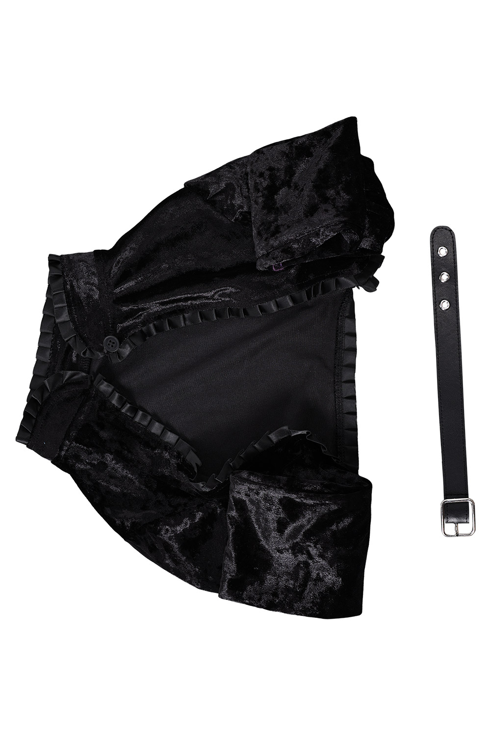 Movie Lisa Frankenstein 2024 Misty Velvet Short Shawl Outfits Halloween Carnival Suit Cosplay Costume