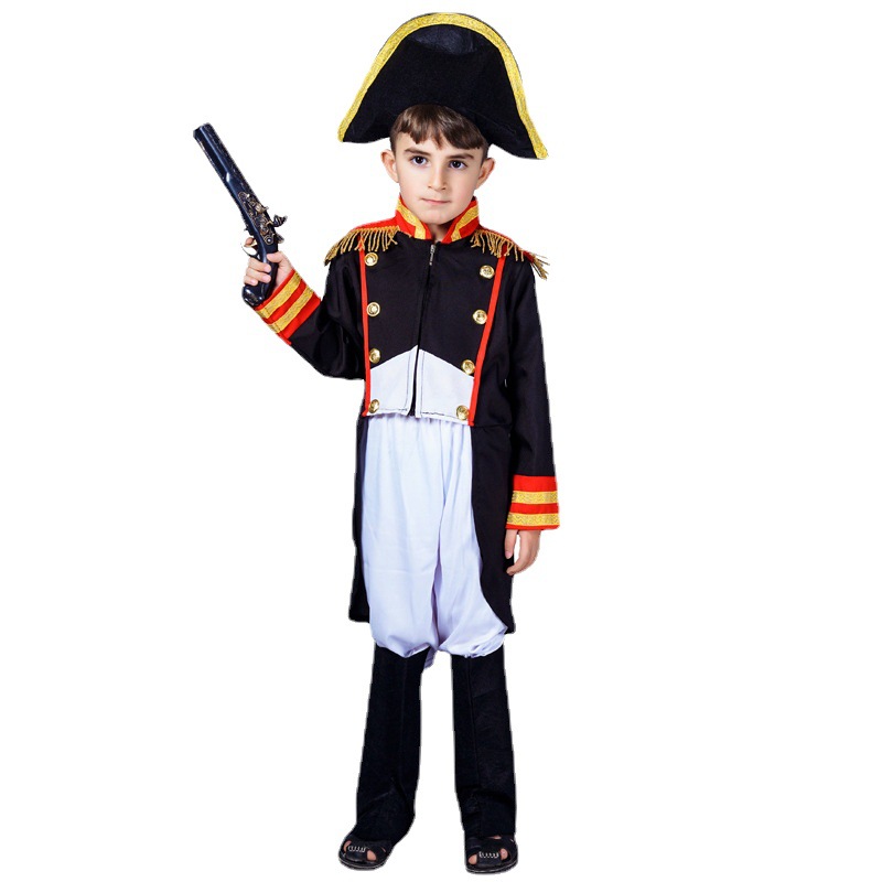 Movie Napoleon 2023 Napoleon Kid Children Outfits Cosplay Costume Party Carnival Halloween Suit