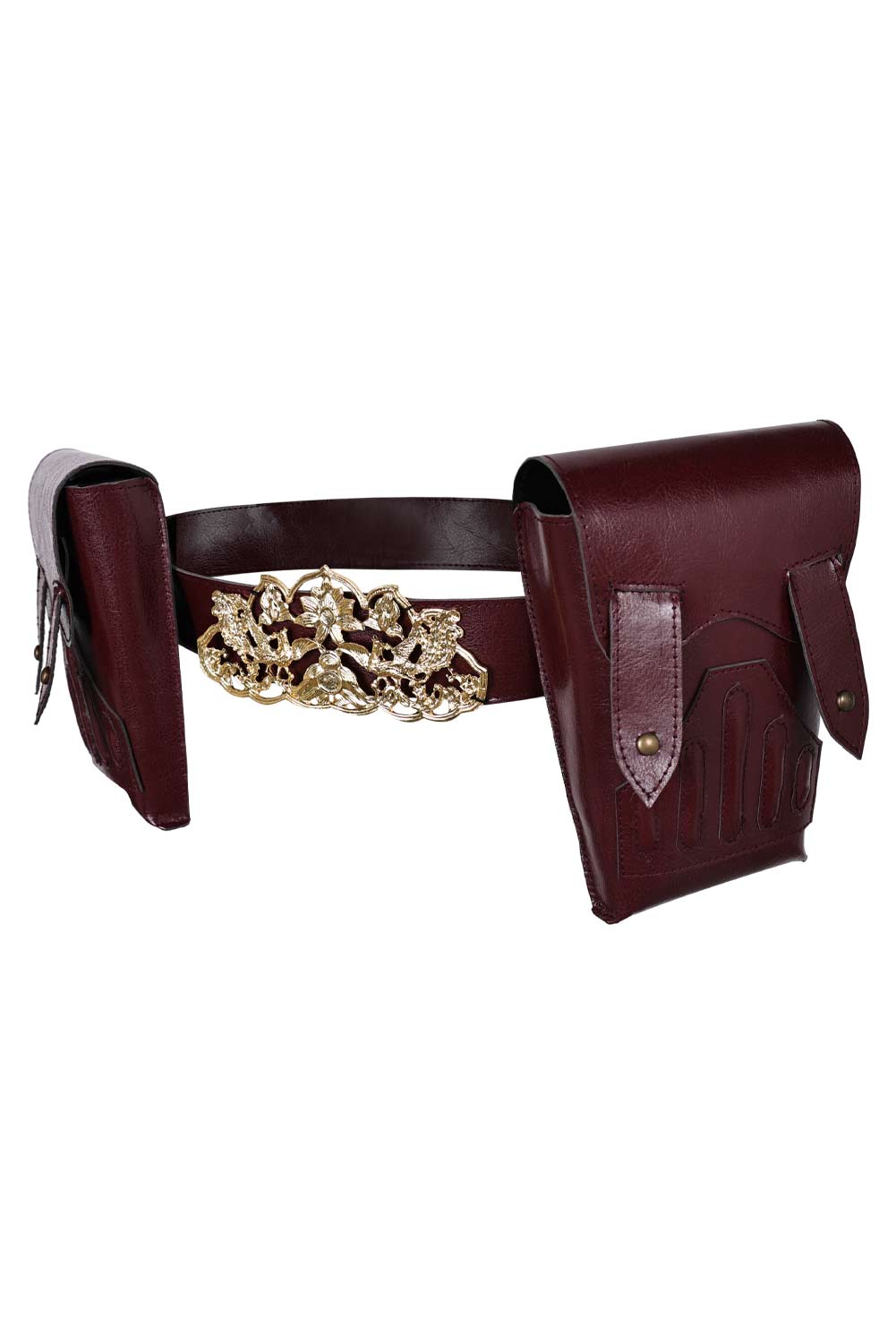 Movie Padme Amidala Cosplay Leather Belt Fanny Pack Set Halloween Costume Accessories Props