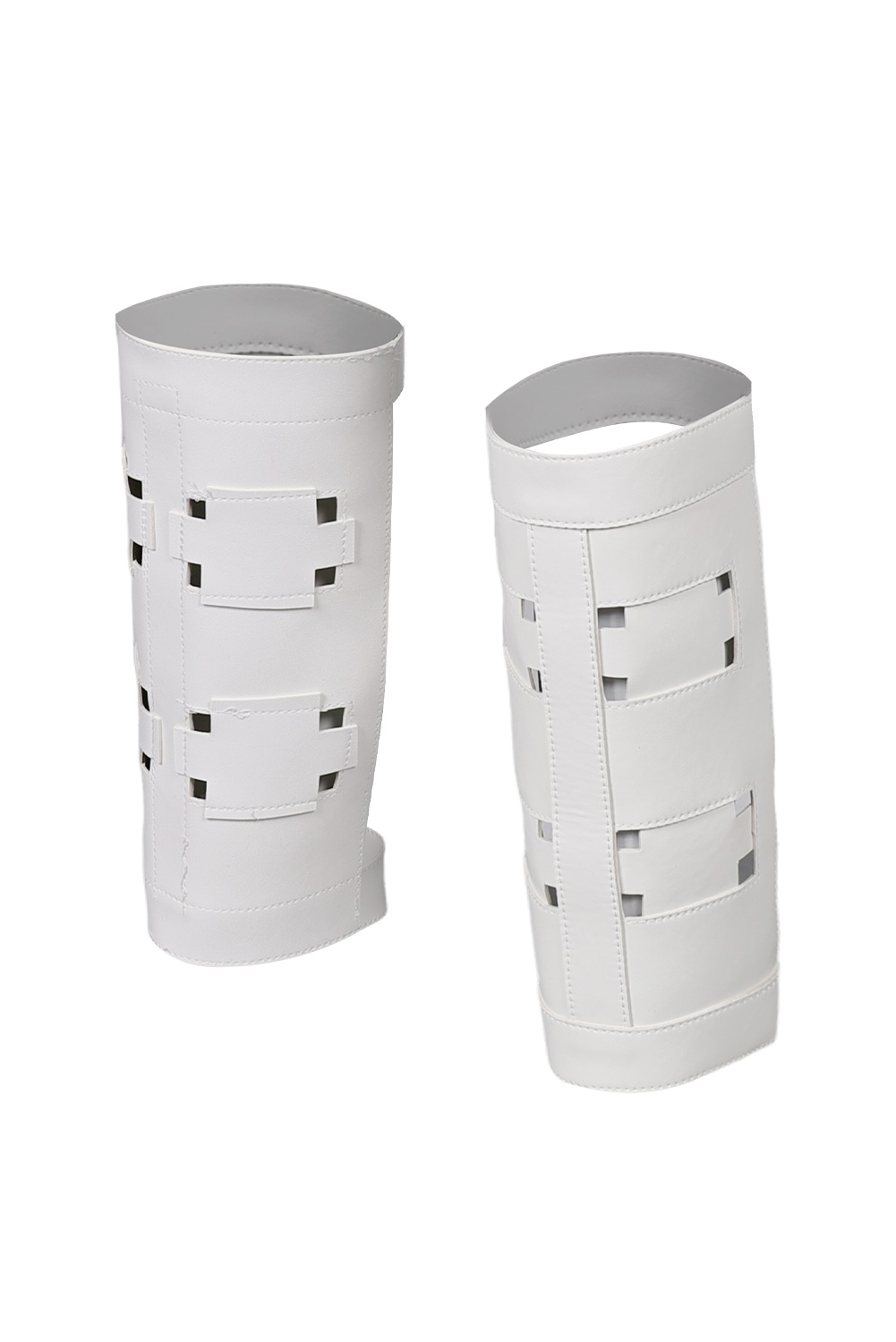 Movie Padme Amidala Kids Girls White Leather Feet Guard Halloween Costume Accessories