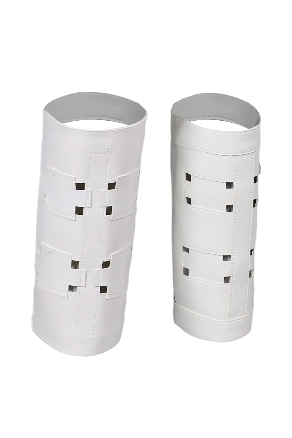 Movie Padme Amidala Kids Girls White Leather Feet Guard Halloween Costume Accessories