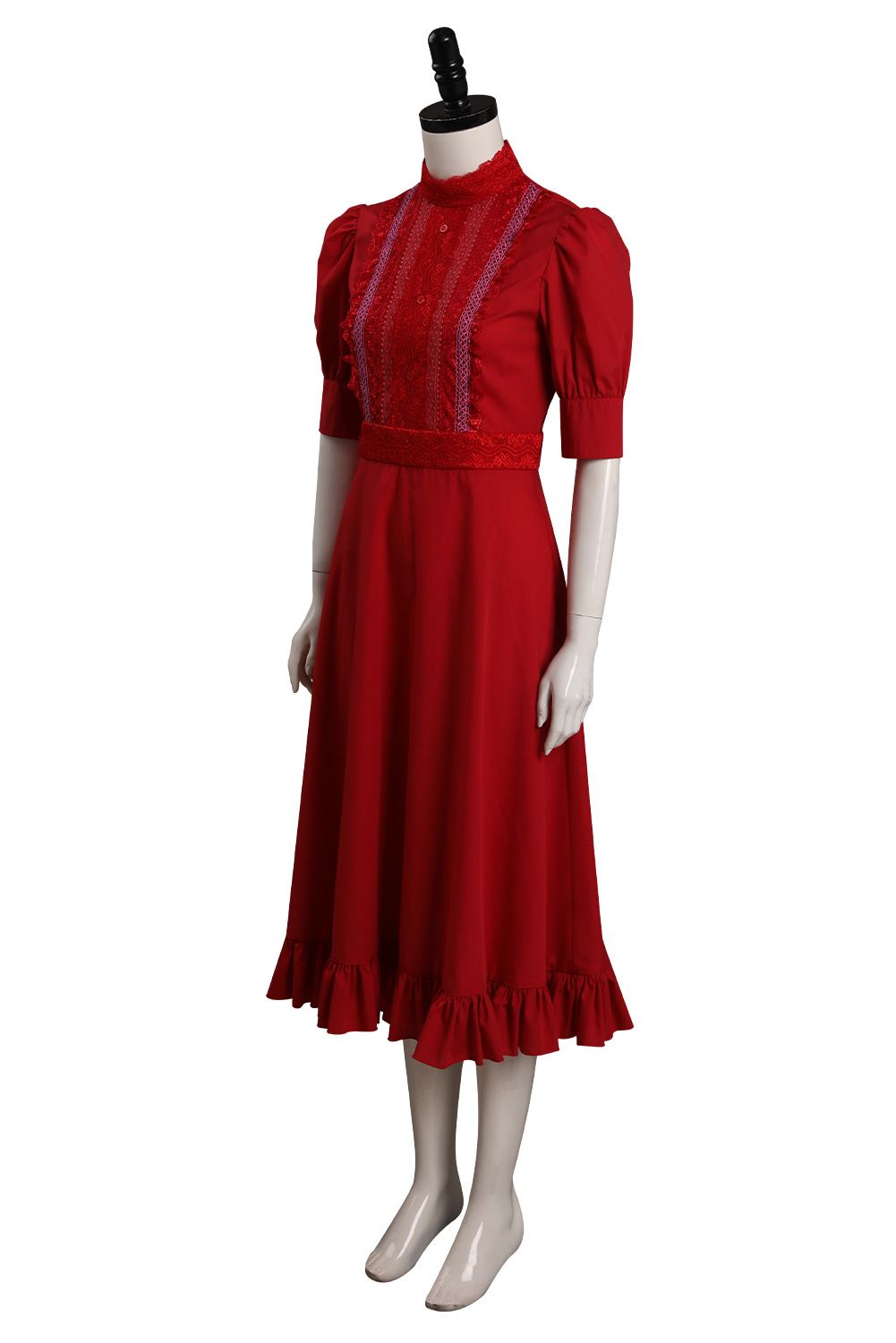 Movie Pearl (2022) X Pearl Red Dress Outfits Halloween Horror Carnival Suit Cosplay Costume