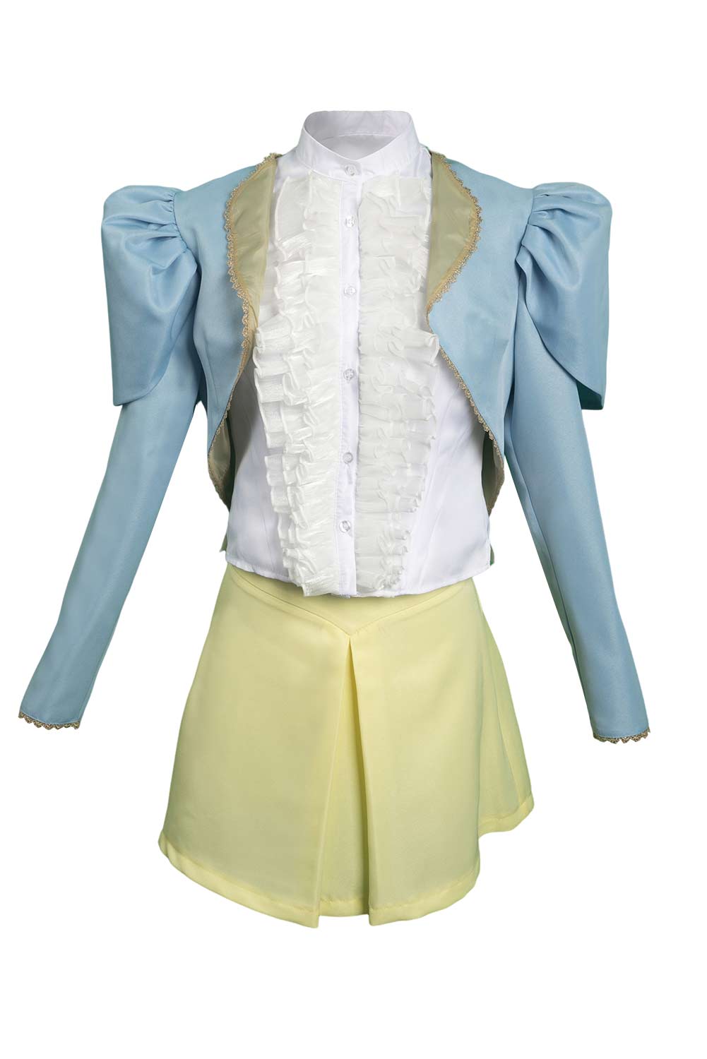 Movie Poor Things Belle Baxter Blue Cosplay Costume Outfits Halloween Carnival Suit