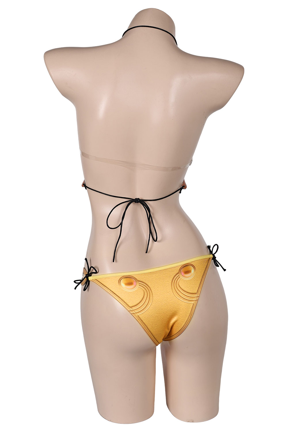 Movie Princess Leia Organa Solo Printed Top Bikinis Set Swimsuit Outfits Halloween Carnival Suit Cosplay Costume