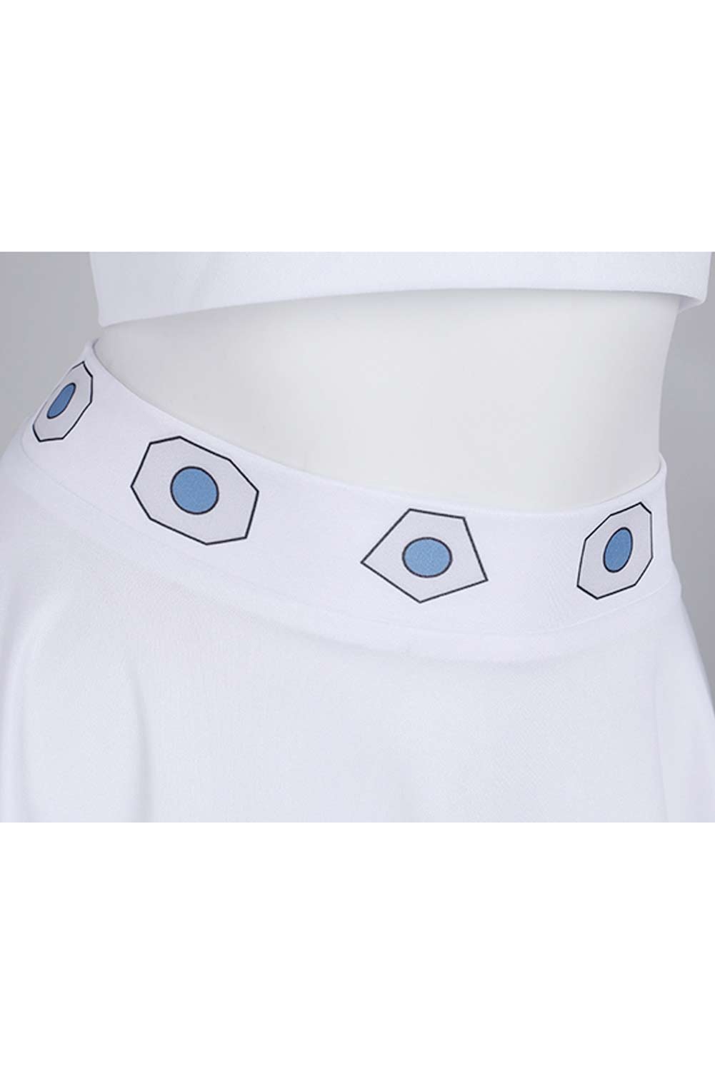 Movie Princess Leia White Top Skirt Set Dress Outfits Halloween Carnival Suit Cosplay Costume Original Design