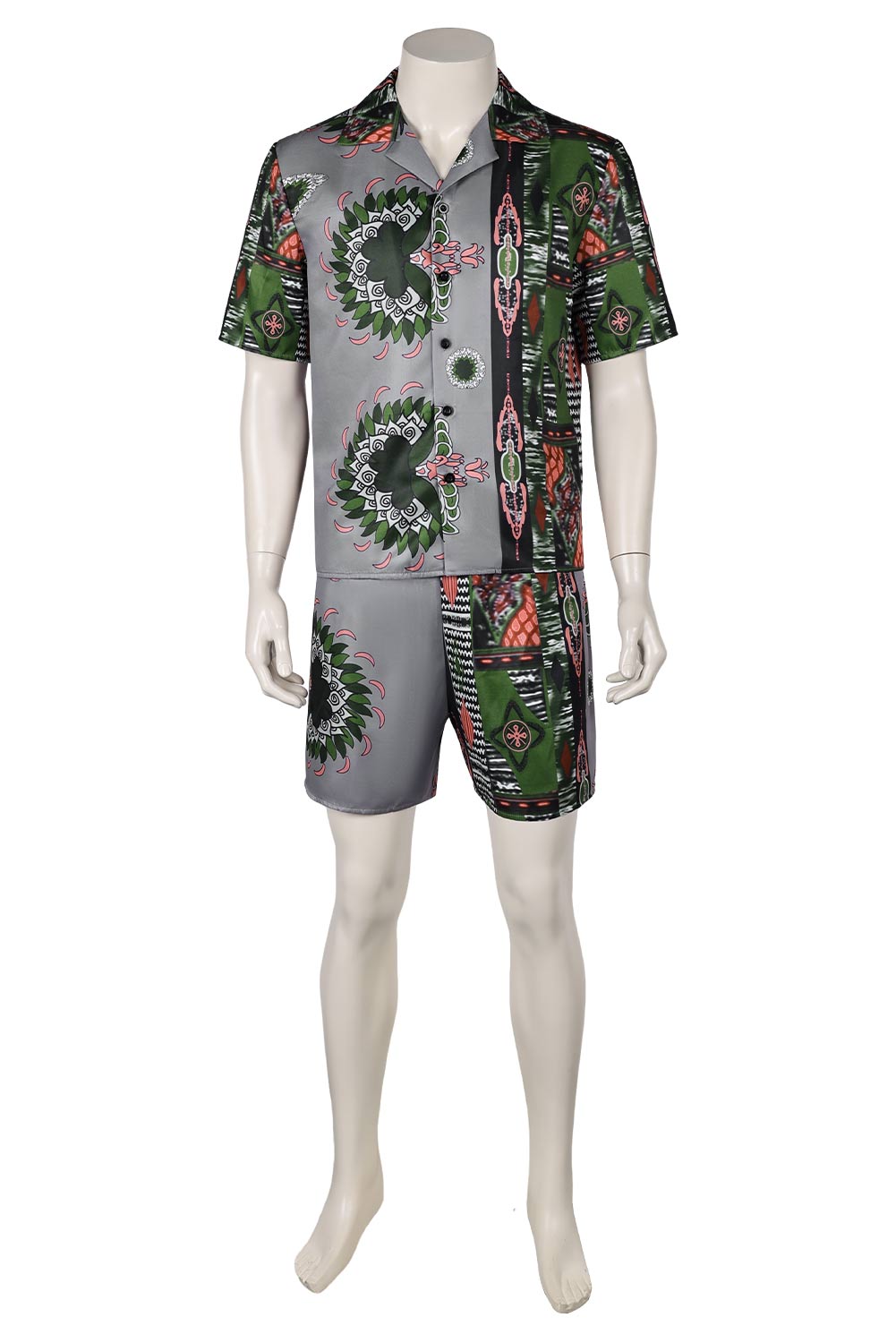 Movie Road House 2024 Dalton Short Sleeve Printed Beach Sportswear Set Outfits Halloween Carnival Suit Cosplay Costume